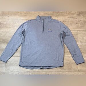 Pacific Dunes / Bandon Peter Millar Light Gray Quarter-Zip Shirt